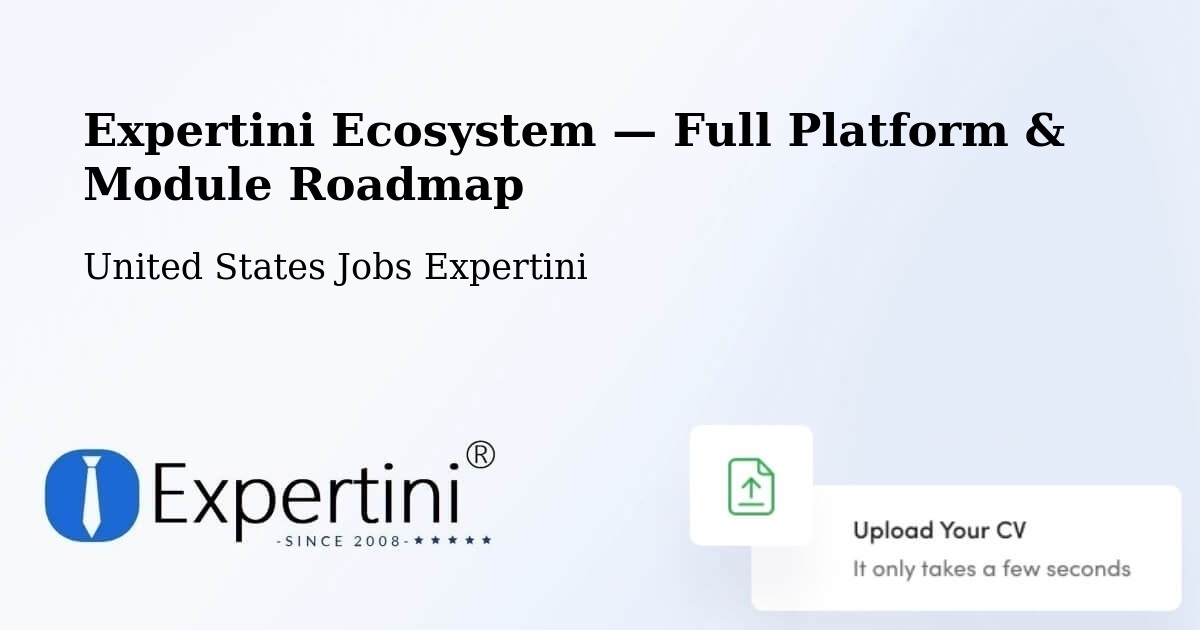 Expertini Ecosystem — Full Platform & Module Roadmap – Long Beach